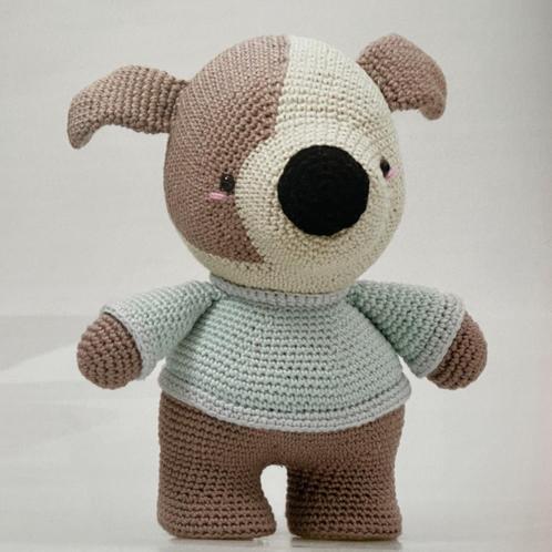 Amigurumi pakket Duncan hond Basis, Hobby en Vrije tijd, Breien en Haken, Breien of Haken, Nieuw, Wol of Garen, Ophalen of Verzenden