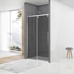 Nisdeur Van Rijn ST06 Schuifdeur Met Vaste Wand Rookglas, Ophalen of Verzenden, Nieuw, Chroom, Douche