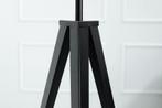 Elegante vloerlamp TRIPOD 142cm zwarte retro vloerlamp -, Huis en Inrichting, Lampen | Vloerlampen, Ophalen of Verzenden, Nieuw