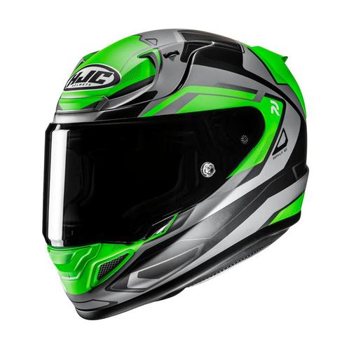 HJC RPHA 12 Brels Zwart Grijs Groen Integraalhelm, Motoren, Kleding | Motorhelmen, Integraalhelm, Heren, S, Nieuw met kaartje