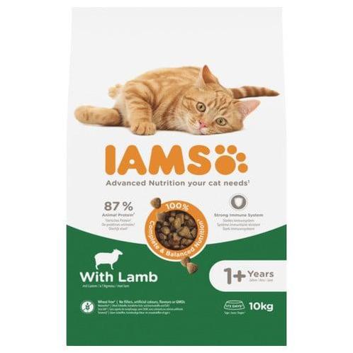 Iams For Vitality Adult Cat Lamb 10kg, Dieren en Toebehoren, Katten-accessoires, Ophalen of Verzenden