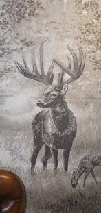 Zeldzaam jacquardweefsel van alpaca-wol - 185x140cm - Ezel
