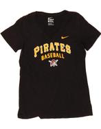 NIKE Womens Pirates Graphic T-Shirt Top UK 14 Large Black, Kleding | Dames, Verzenden, Nieuw
