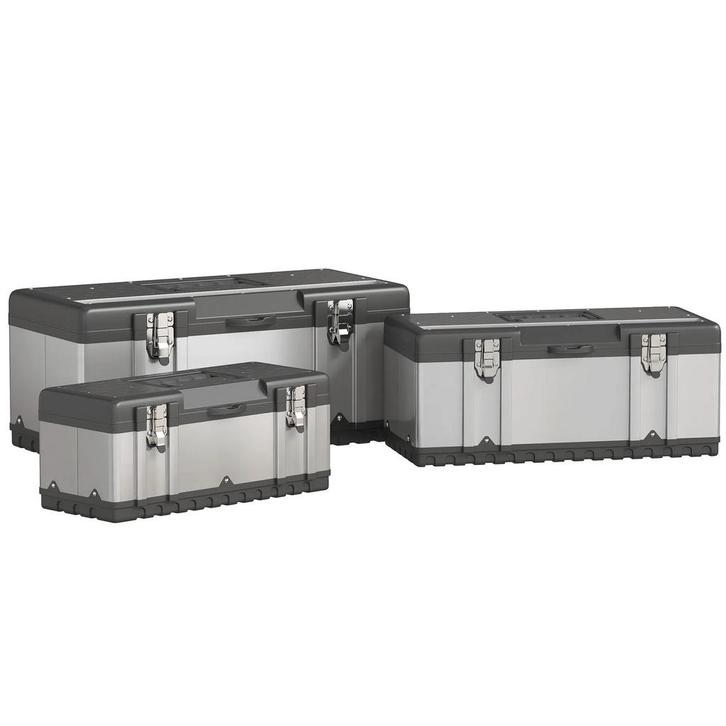 TRUUSK Gereedschapskoffer 3-delige Set - Leeg Met Afneembaar, Doe-het-zelf en Verbouw, Bouwketen en Schaftketen, Nieuw, Verzenden