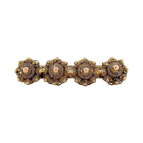 Gouden Zeeuwse knop broche 14 krt, Sieraden, Tassen en Uiterlijk, Broches, Nieuw, Ophalen of Verzenden