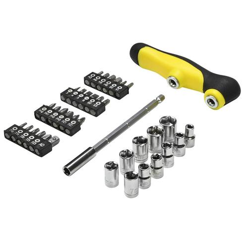 Benson 37-delige schroevendraaierset - T-greep - inclusie..., Doe-het-zelf en Verbouw, Gereedschap | Handgereedschap, Nieuw, Ophalen of Verzenden