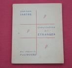 Jean-Paul Sartre - Explication de lEtranger E.O. - 1946, Antiek en Kunst, Antiek | Boeken en Bijbels