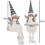Ruhhy Zittende Kerstfee - 32 cm - Winterse Decoratie met..., Ophalen of Verzenden, Nieuw