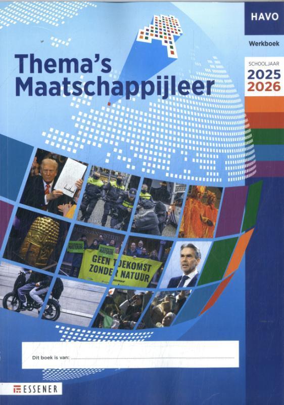 Essener Themas maatschappijleer havo 2025 2026 9789402091700, Boeken, Studieboeken en Cursussen, Zo goed als nieuw, Verzenden