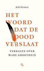 Het woord dat de dood verslaat | Rob Riemen | 9789463824552, Zo goed als nieuw, Rob Riemen