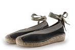 Shabbies Amsterdam Espadrilles in maat 38 Grijs | 20%, Shabbies Amsterdam, Verzenden, Zo goed als nieuw, Grijs