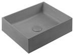 Sapho Formigo betonnen wastafel 48x37cm grijs, Nieuw, Ophalen of Verzenden