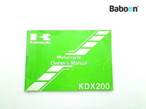 Instructie Boek Kawasaki KDX 200 1989-1994 (KDX200E), Motoren, Onderdelen | Kawasaki, Gebruikt, Verzenden