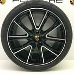 Porsche Panamera(971)21 ExclusiveDesign zwart/alu velgenset, 315 mm, 21 inch, Banden en Velgen, Gebruikt