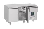 Combisteel Koelwerkbank 281L | 2 Deuren (1/1 GN) + 1 Lade |, Witgoed en Apparatuur, Koelkasten en IJskasten, Ophalen of Verzenden