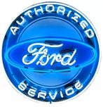 Ford Authorized Service Neon Verlichting 60 cm - Blauw, Wit, Gebruikt