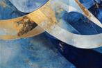 Ivan Lopez (XXI) - Sintonía en azul y oro. - XL 140 x 100 cm, Antiek en Kunst