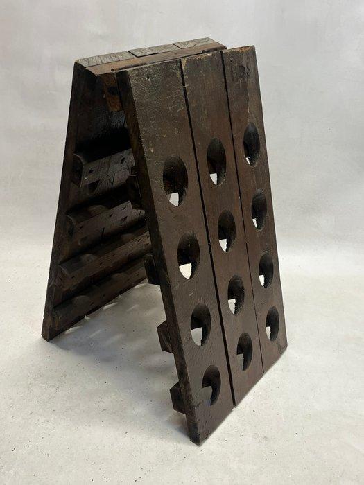 Wijnrek - Hout, Eik, pupitre - wijnrek of pupitre, Antiek en Kunst, Curiosa en Brocante