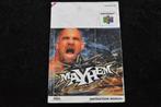 WCW Mayhem Nintendo 64 N64 manual, Verzenden, Nieuw