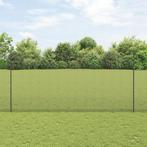 vidaXL Kippengaashekset Set van 2 Grijs Gegalvaniseerd staal, Verzenden, Nieuw, IJzer