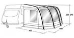 Outwell Caravanvoortent Mirage 400SA, Ophalen of Verzenden, Nieuw, Outwell