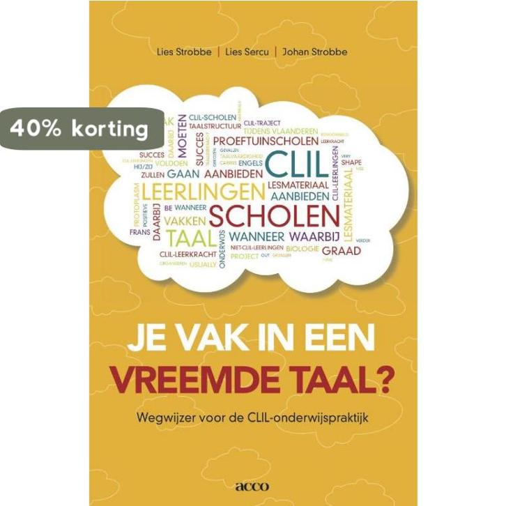 Je vak in een vreemde taal? 9789033489396 Lies Sercu, Boeken, Studieboeken en Cursussen, Zo goed als nieuw, Verzenden