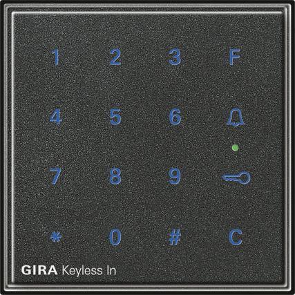 Gira Keyless In TX44 Toegangscontrole Toetsenbord - 260567, Doe-het-zelf en Verbouw, Alarmsystemen, Overige typen, Nieuw, Verzenden