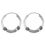 Fako Bijoux® - Bali Oorringen - Lamu - 15mm - Zilverkleurig, Sieraden, Tassen en Uiterlijk, Verzenden, Nieuw