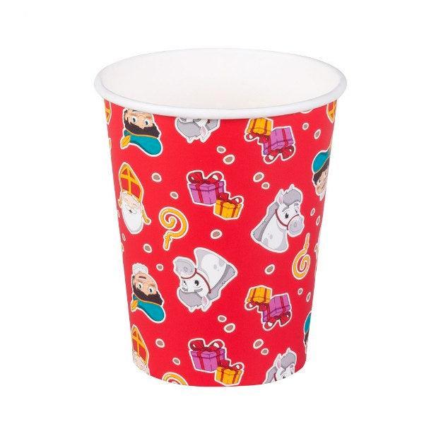 Sint en Piet Bekers 10 st, Diversen, Sinterklaas, Verzenden