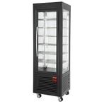 Vriesvitrine | 360L | Zwart | -5°C/-20°C | Geventileerd |, Verzenden, Nieuw in verpakking