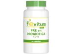 Pre- en probiotica capsules Elvitaal 90 v-caps, Verzenden, Nieuw
