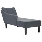 vidaXL Chaise longue met rechterarmleuning fluweel, Verzenden, Nieuw