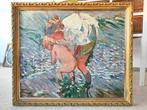 Juan Rivelles Guillén (1892-1974) - Acariciando las olas, Antiek en Kunst