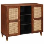 vidaXL Media-opslagkasten en rekken Bruin 90 x 33.5 x 75 cm, Huis en Inrichting, Kasten | Buffetkasten, Verzenden, Nieuw, 50 tot 100 cm