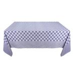 Tafelkleden Blauw en Wit Geblokt 140x240cm 100% Katoen - Tre, Verzenden, Nieuw