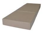 Opvouwbaar matras - logeermatras - 195x65x15 cm - beige, Huis en Inrichting, Ophalen of Verzenden, Nieuw