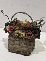 sculptuur, Cesto di Frutta Presepe Napoletano inizio 900 - 9, Antiek en Kunst