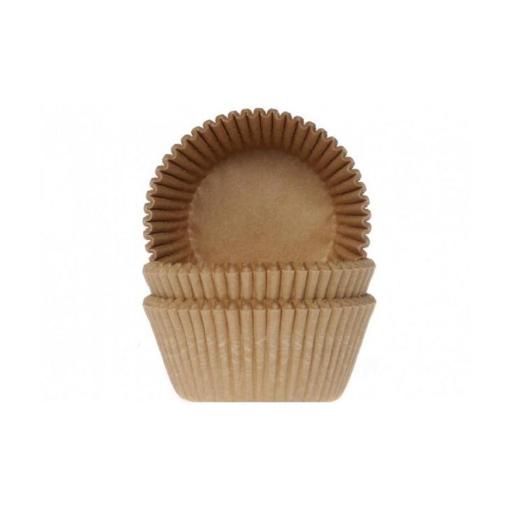 Cupcake Vormpjes HoM MINI Kraft 35x23mm. 60st., Hobby en Vrije tijd, Taarten en Cupcakes maken, Nieuw, Verzenden