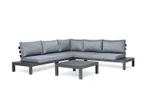 Suns breez vita platform loungeset aluminium 4-delig, Tuin en Terras, Tuinsets en Loungesets, 5 zitplaatsen, Bank, Loungeset, Nieuw