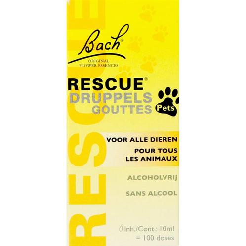 Bach Rescue Pets Druppels 10 ml, Dieren en Toebehoren, Overige Dieren-accessoires, Nieuw, Verzenden