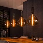 Hanglamp Kegel Smoke Glass / Dimbaar / Nieuw Najaar 2023, Huis en Inrichting, Lampen | Hanglampen, Nieuw, Overige materialen, 75 cm of meer