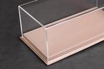 Luxe display case lederen ondergrond - Beige, Verzenden, Nieuw