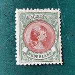 Nederland 1891 - 5 Gulden Wilhelmina Hangend Haar -, Postzegels en Munten, Postzegels | Nederland, Gestempeld