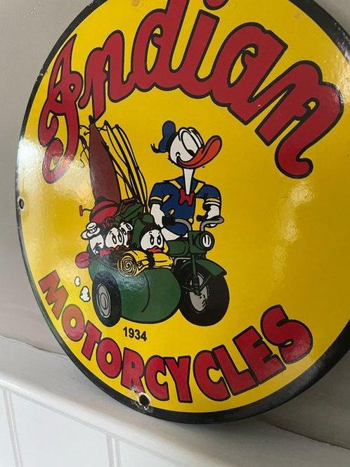 Indian - Emaille bord - Emaille, Verzamelen, Disney