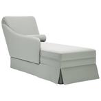 vidaXL Chaise longue met bolster&rechterarmleuning fluweel, Verzenden, Nieuw