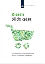 Kiezen bij de kassa / SCP-publicatie / 2016-3 9789037707090, Verzenden, Zo goed als nieuw, Peggy Schyns