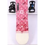 150 dames snowboard SALOMON LIBERTY UNITE, WHITE/pink, woodc, Verzenden, Gebruikt