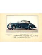 1946 BENTLEY MARK VI BROCHURE ENGELS, Nieuw, Author