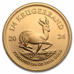Gouden Krugerrand 1/4 oz 2024, Postzegels en Munten, Munten | Afrika, Goud, Zuid-Afrika, Losse munt, Verzenden
