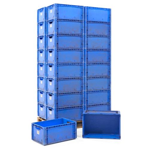 Gebruikte euronorm stapelbakken palletaanbieding alle wanden, Doe-het-zelf en Verbouw, Kratten en Dozen, Ophalen of Verzenden